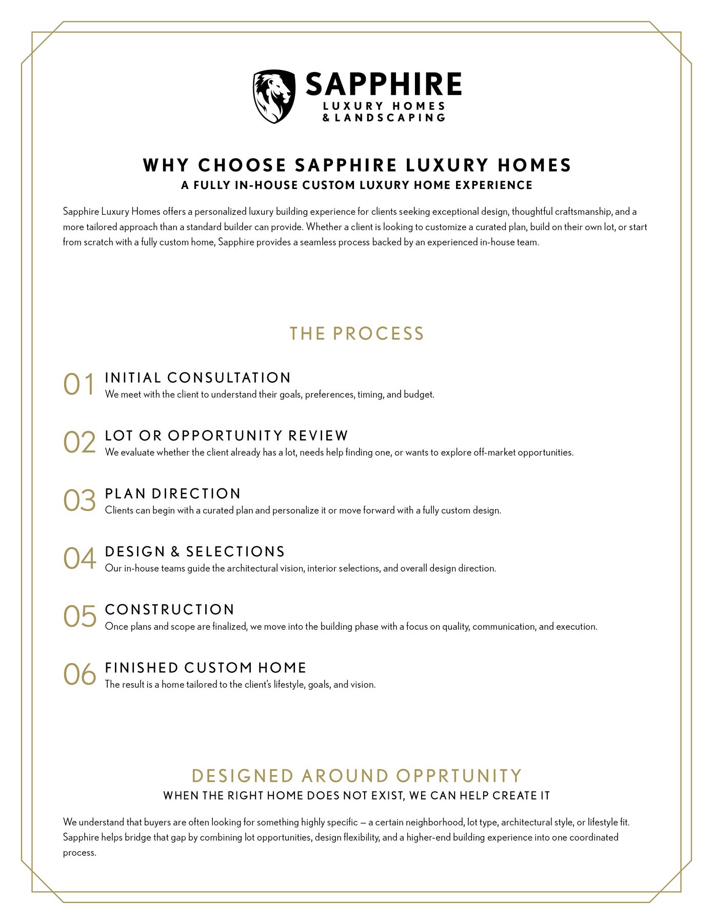 Sapphire Advantage Document